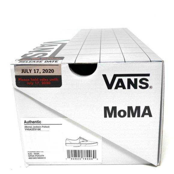💖MEGA SALE💖VANS Women KYLE AUTHENTIC MOMA Jackson Pollock VN0A2Z5I18K - Picture 3 of 11
